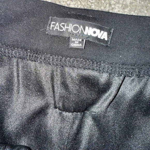 Fashion Nova Black and Silver Studded Shorts - Picture 6 of 7